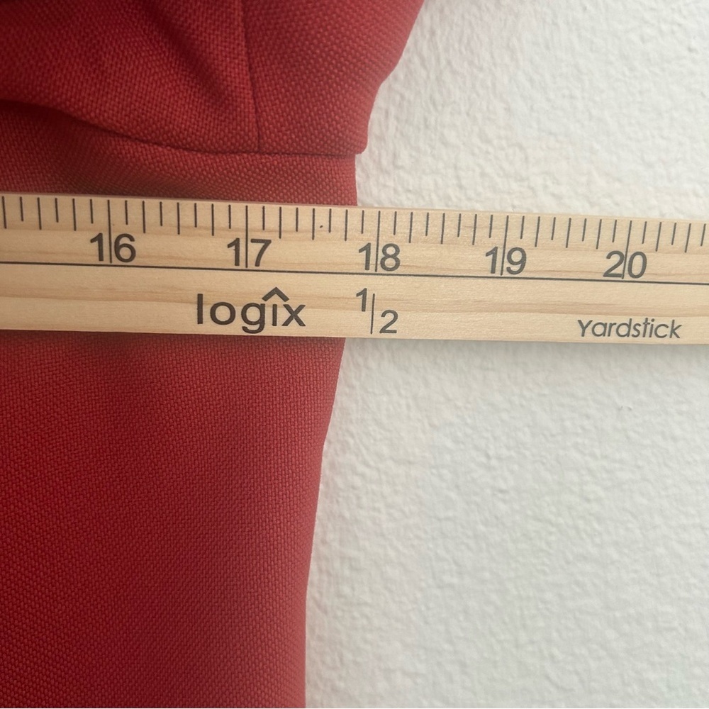 Vintage 70's Action Country by Trissi Cherry Tomato Red Blazer Jacket Size Small - Picture 11 of 12